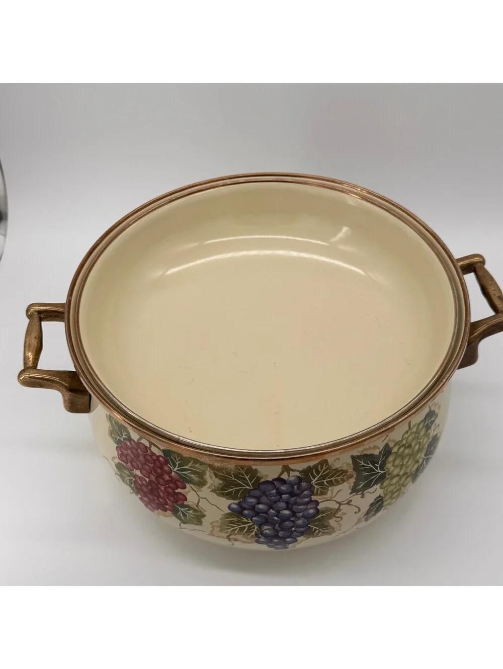 Vintage Tabletops Unlimited Villa Grande Vitroceramic Cooking Pot